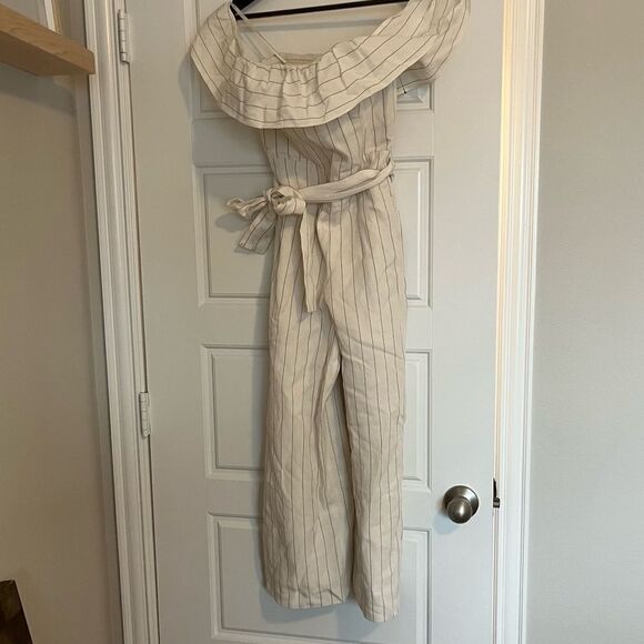 Club Monaco Off the Shoulder Jump Suit Size 00 - Picture 5 of 10